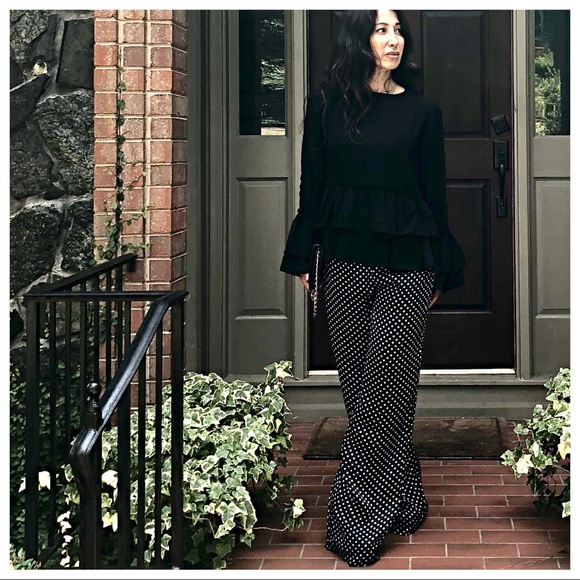 ✨LAST ONE ✨Wide leg polka dot palazzo pants - Picture 7 of 8